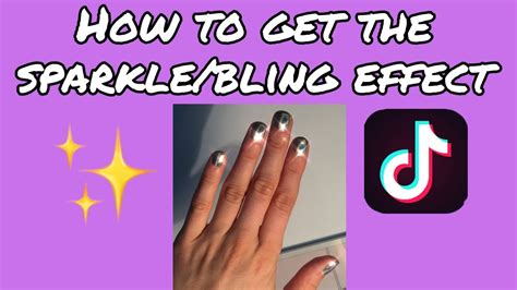 If you want your followers to feel something special on every video you upload. HOW TO GET THE SPARKLE/BLING EFFECT ON TIK TOK - YouTube