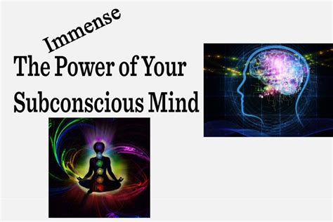Immense Powers Of The Subconscious Mind Hubpages