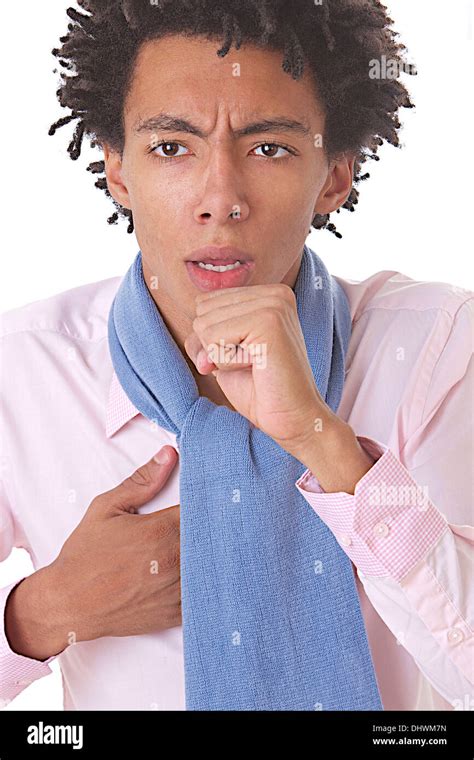 Adolescent Coughing Stock Photo 62644953 Alamy