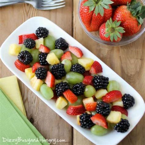 15 Minute Berry Delicious Fruit Salad Recipe Includes Strawberries