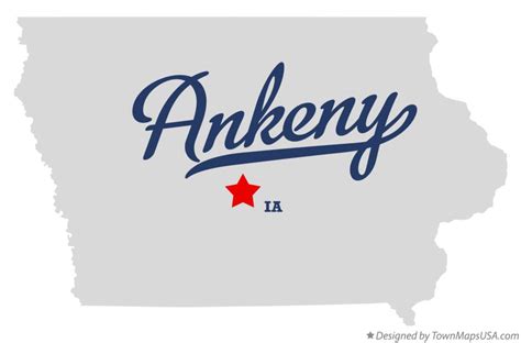 Map Of Ankeny Ia Iowa