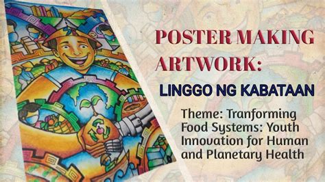 Poster Making Artwork Linggo Ng Kabataan Artisticalee Youtube The