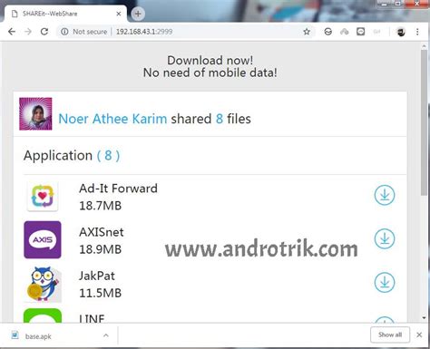 As a general rule, the process for sharing files was to have the application it is an app which is used to send and receive files between different devices including android, ios, windows phone, and pc. 192.168.43.1 2999 Pc - Although the normal procedure for ...