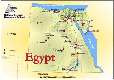 Bản đồ Ai Cập Khổ Lớn Phóng To Năm 2020 Egypt Map