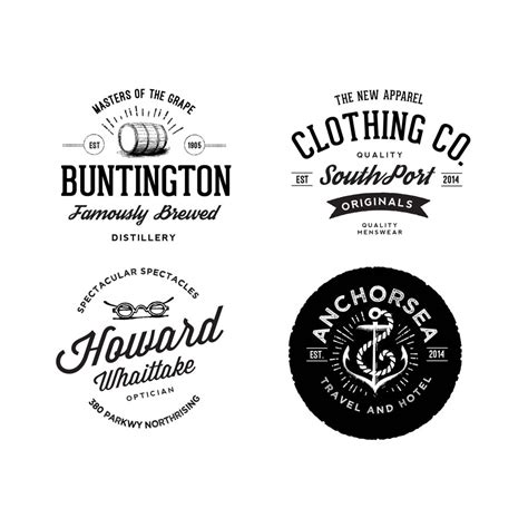 Free Vintage Clothing Line Logo Mockup In Psd Designhooks