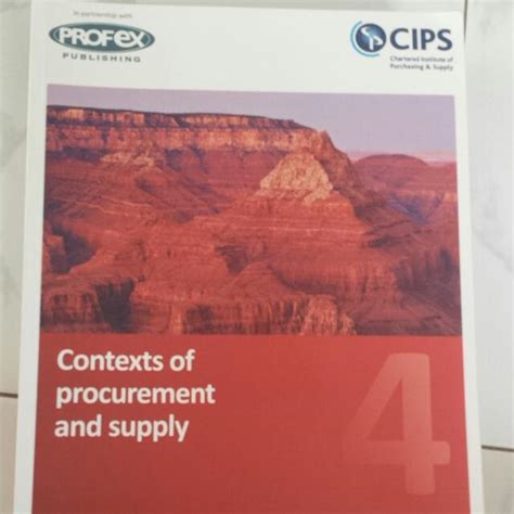 Cips Supply Chain And Procurement Basic Diploma Textbooks Consist Of 5