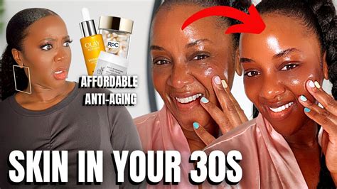 affordable anti aging products to try now black skin care over 30 youtube