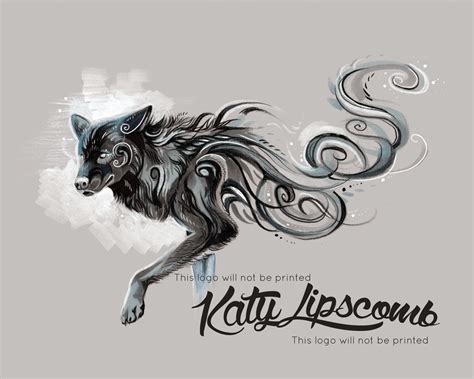 Black Wolf Print · Katy Lipscomb Llc · Online Store Powered By Storenvy