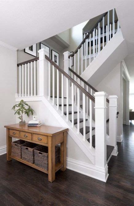 When i was in nashville for savannah's birthday, my husband surprised me by installing it. 54 Ideas Farmhouse Staircase Railing Ideas For 2019 #farmhouse #Farmhouse #home renovation ...
