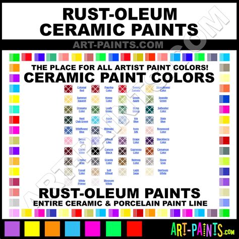 Rustoleum Satin Color Chart