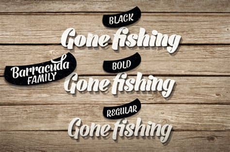 The brush font barracuda script by emil karl bertell is a family of three weights. Barracuda ~ Script Fonts on Creative Market