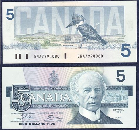Image Result For Canada 5 Dollar Bill Front And Back 5 Dollar Bill