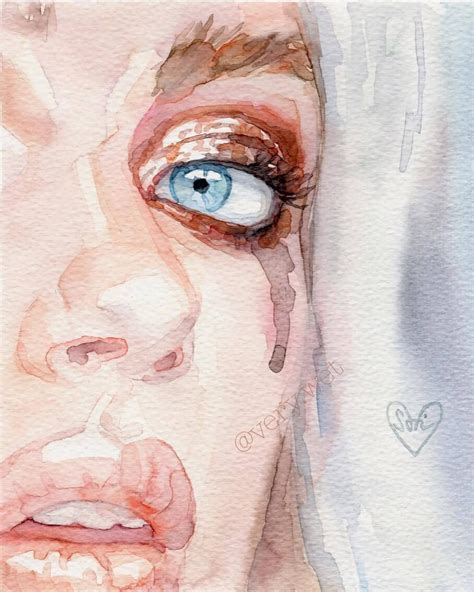 By Very Wet Art Painting Art Watercolor Faces