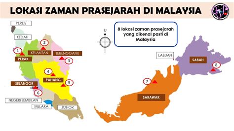 Peta Lokasi Zaman Prasejarah Di Malaysia Paul Howard