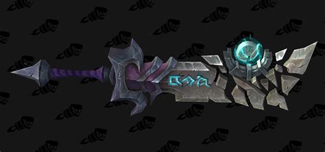 The maw of the damned (blood dk artifact) is invisible, you can click it but you can't see it. Retribution Artifact Challenge: The God-Queen's Fury - Guides - Wowhead