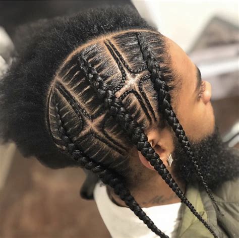 This hairstyle is inspired by lil yachty, asap rocky and travis scott. Feed in asap rocky cornrow braids for men # cornrows ...
