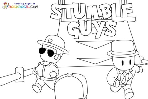 Dibujos De Stumble Guys Para Colorear Wonder Day Vlr Eng Br