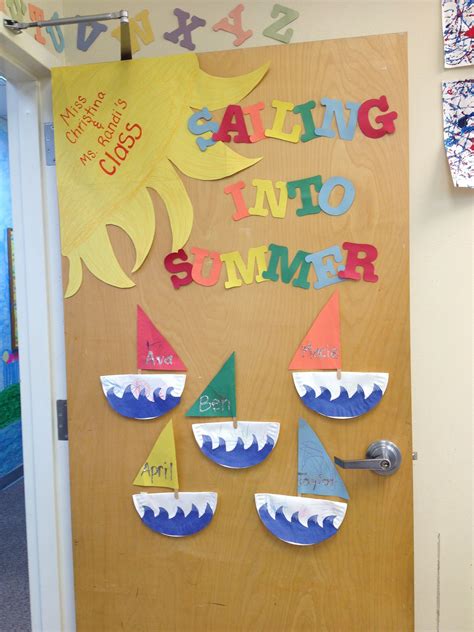 Summer Door Decorations For Preschool Janel Star