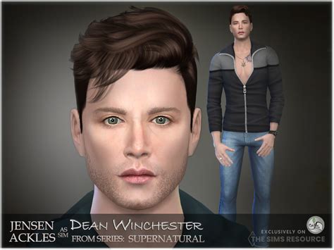 The Sims Resource Sim Dean Winchester Supernatural Inspiration