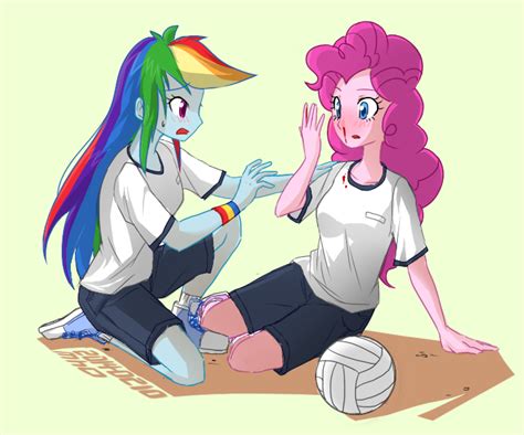 Rainbowdash X Pinkiepie Ver Eqg By Siemensohm On Deviantart