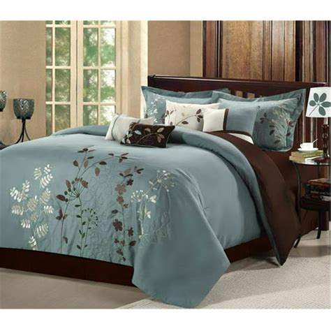 Chic Home 21cq103 Us Bliss Garden Embroidered Comforter Set Sage