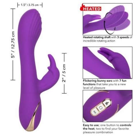 jack rabbit signature heated silicone rotating g rabbit purple sex toys at adult empire