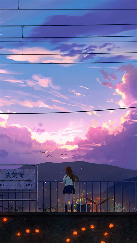 35 Anime Sunset 4k Vertical Wallpapers Wallpapersafari