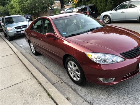 My ‘05 Camry Xle In Original Salsa Red Pearl After A Long Needed Clay