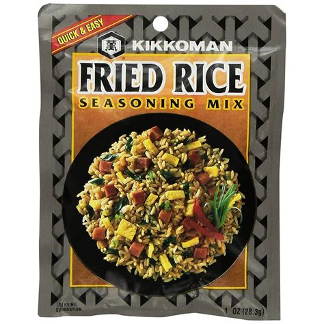 Kikkoman Fried Rice Seasoning Mix 1 Oz Packets 4 Pack