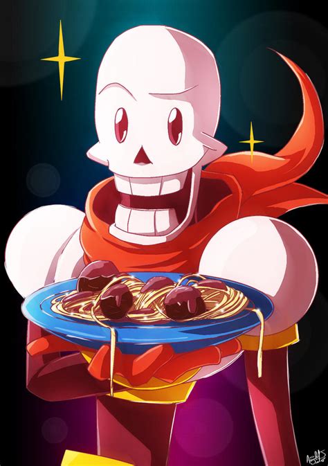 Pasta Time Papyrus Undertale By AngelMJ On DeviantArt