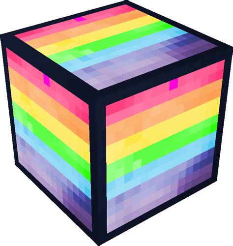 Minecraft Block Editor Rainbow Love Tynker