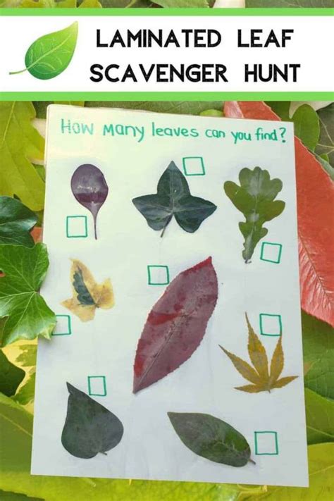 Nature Play Leaf Activities Preschoolers Will Love To Make And Do