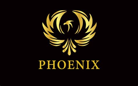 Mythical Creature Phoenix Logo 287298 Templatemonster