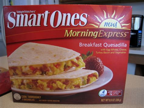 According to the food and drug administration (fda), this recall involves four packs of weight watchers smart ones chocolate chip cookie dough sundae frozen desserts. Review: Smart Ones Breakfast Quesadilla | Food Embrace