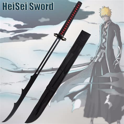 Bleach Kurosaki Ichigo Bankai Cosplay Anime Sword Katana Japoński