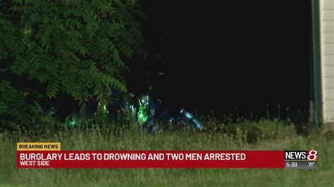 suspect drowns in pond after police chase youtube