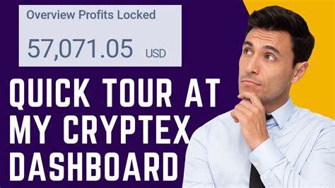 Cryptex Defi Staking Presentation Quick Tour Inside Cryptex Dashboard