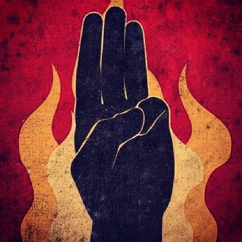 3 Fingers Sign Hunger Games Fan Art Hunger Games Wallpaper Hunger