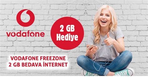 Vodafone Freezone 2 GB Bedava İnternet Bedava İnternet
