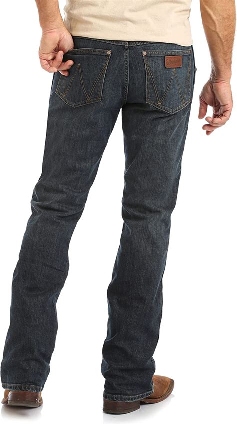 Wrangler Mens Retro Relaxed Fit Boot Cut Jean At Amazon Mens Clothing