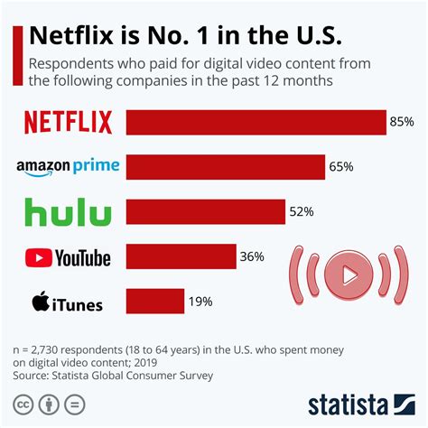 Infographic Netflix Is No 1 In The Us Netflix Live Video