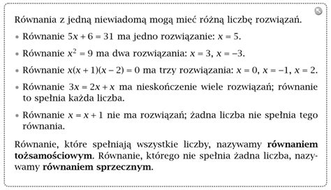 Co To Jest Równanie Sprzeczne - MatSzczawno: 25 V Temat: Co to jest równanie? (klasa 7)