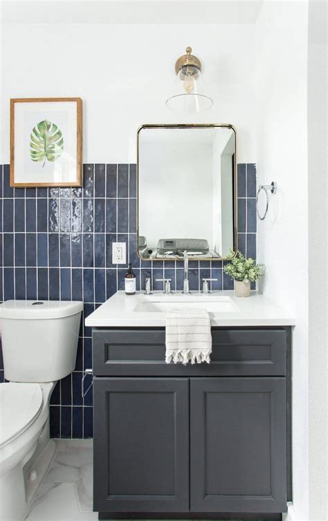 The 10 Most Popular Powder Rooms So Far In 2020 In 2020 Blue Shower