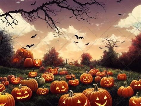 Halloween Background Wallpaper Graphic By Sublimationdesignstr