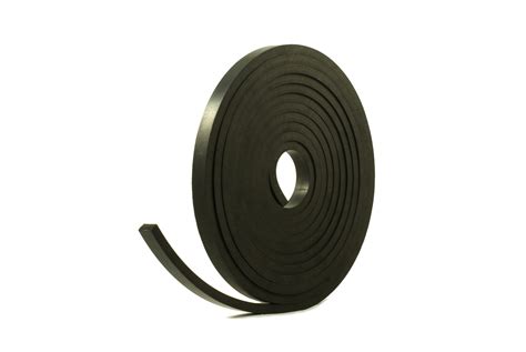 Solid Neoprene Black Rubber Strip 30mm Wide X 6mm Thick X 5m Long