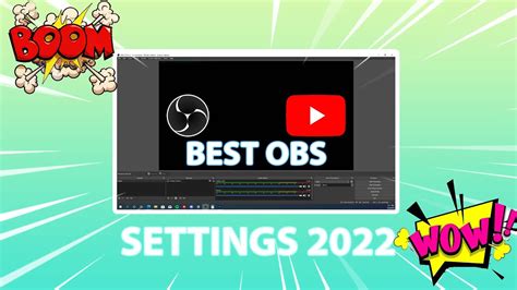 The Best Obs Settings For Livestreaming In Youtube Twitch No Blur