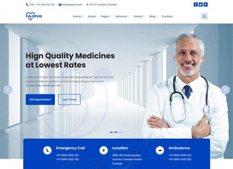 Best Health Medical Website Templates Page Of Freshdesignweb