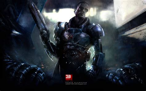 Download Commander Shepard Mass Effect 3 Wallpaper