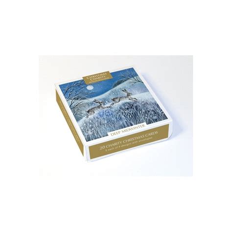 Museums Galleries Deep Midwinter Pack Of Charity Christmas Cards