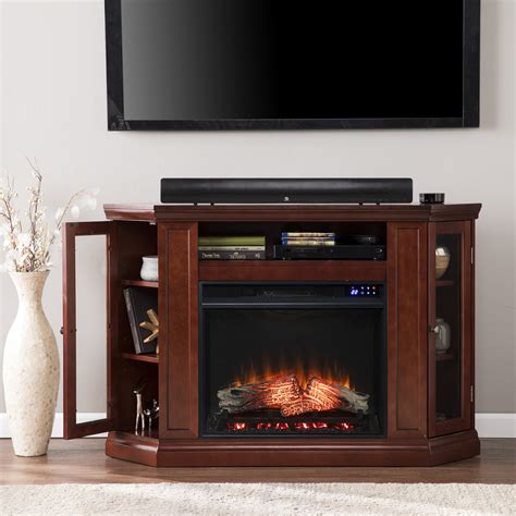 Corner Electric Fireplace Cherry Fireplace Guide By Linda